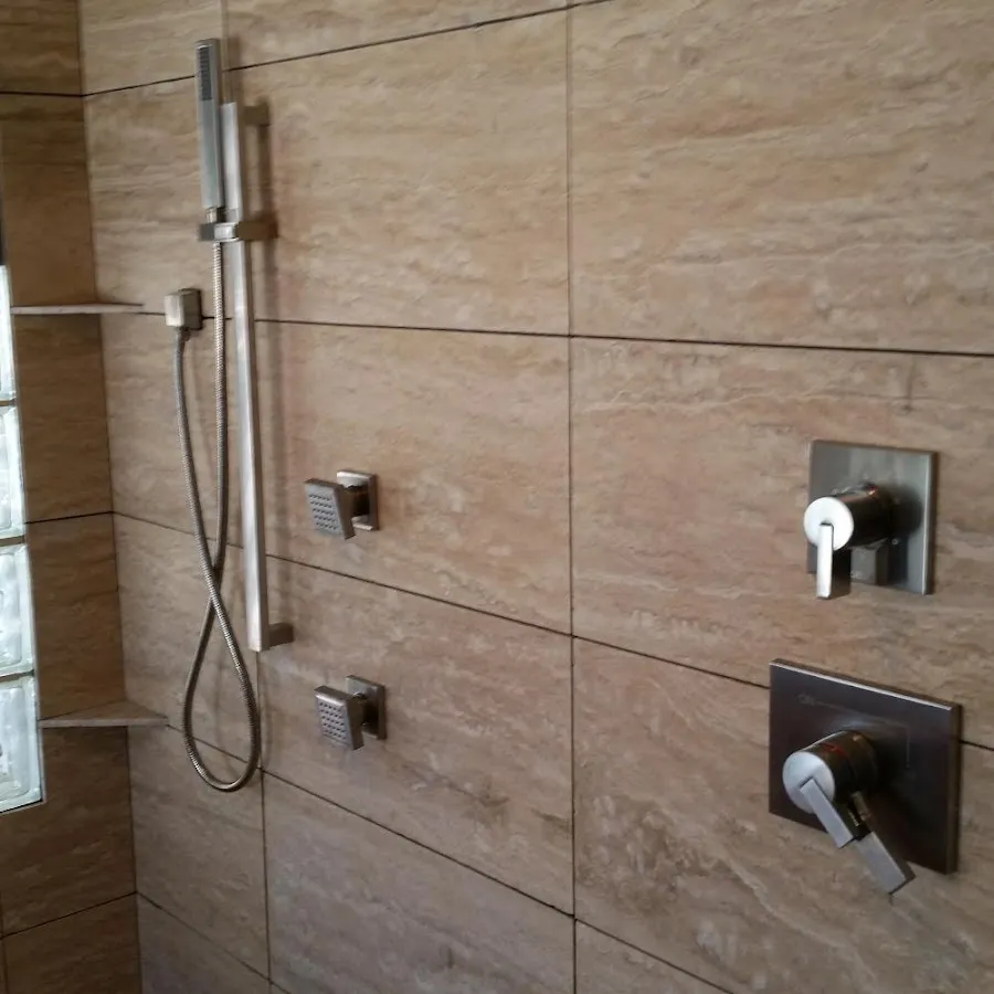 Shower fixture installation for Water Heater Replacement in Dundalk